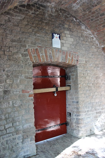 The original front door